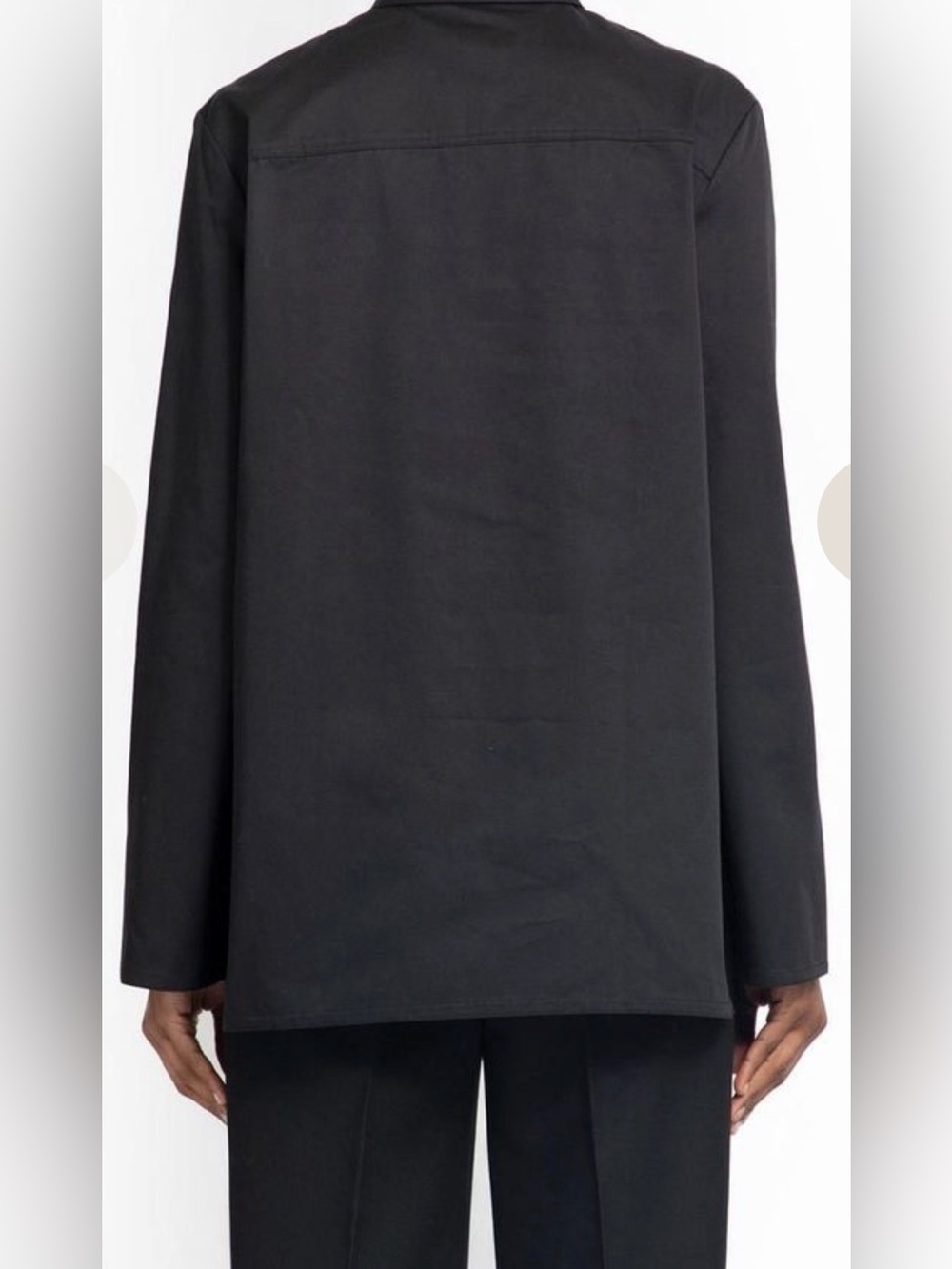 TOTEME - Cotton Twill Shirt W/pockets - Picture 11 of 11